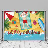 Aperturee - Tropischer Sommer Strand Weihnachten im Juli Hintergrund